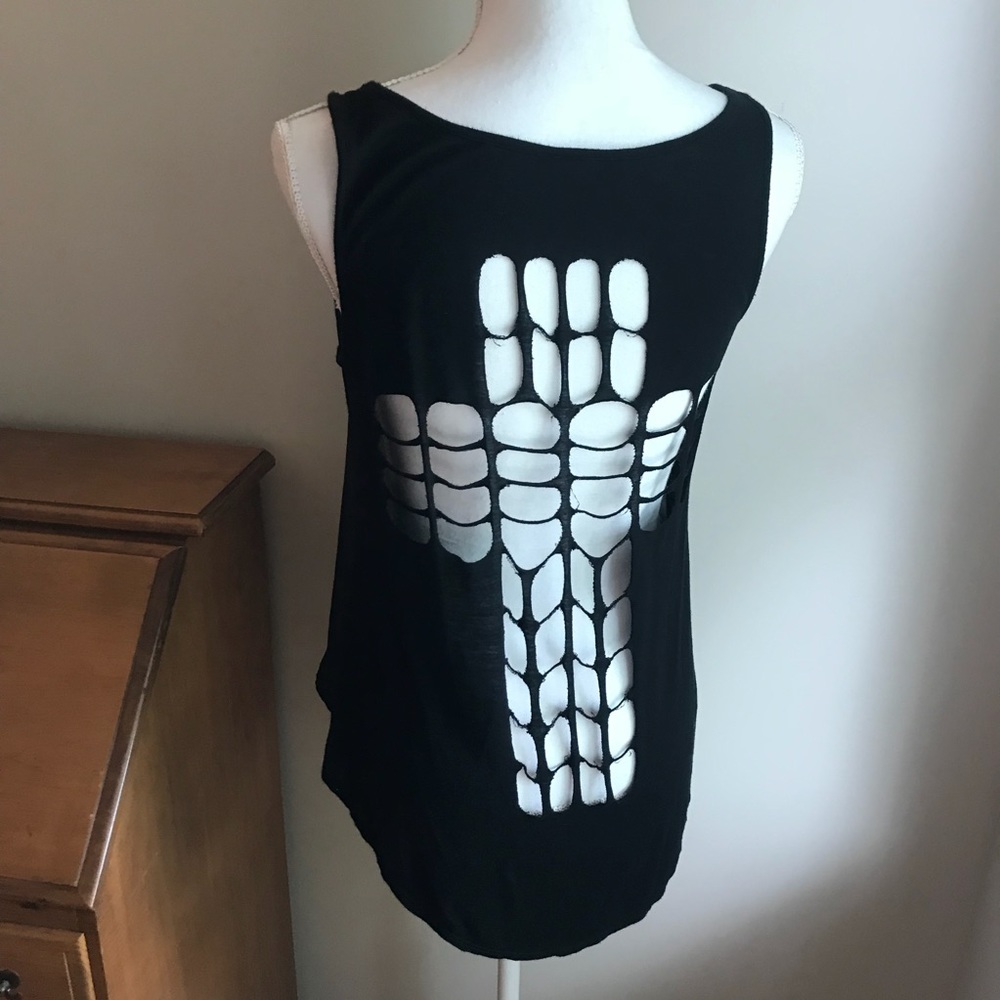 Cut Out Tank Top